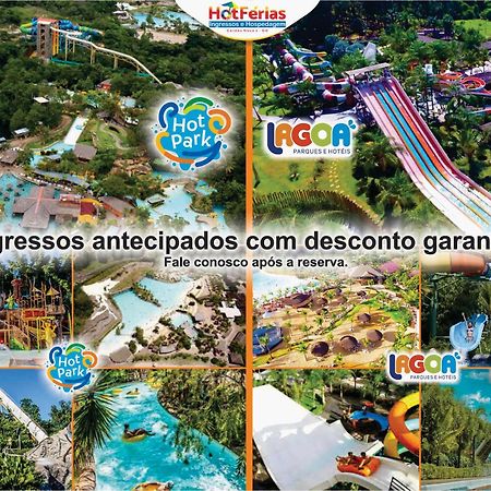 Апарт отель Hotferias - Flat No Enseada Caldas Novas, Acesso Ao Lago E Pesca Permitida, Prox Ao Nautico Praia Clube Экстерьер фото